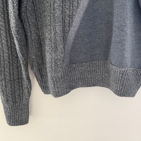 TWENTY MONTREAL Men's "Connect" Asymmetrical Design Sweater: NWOT! MEDIUM - Picture 3 of 6